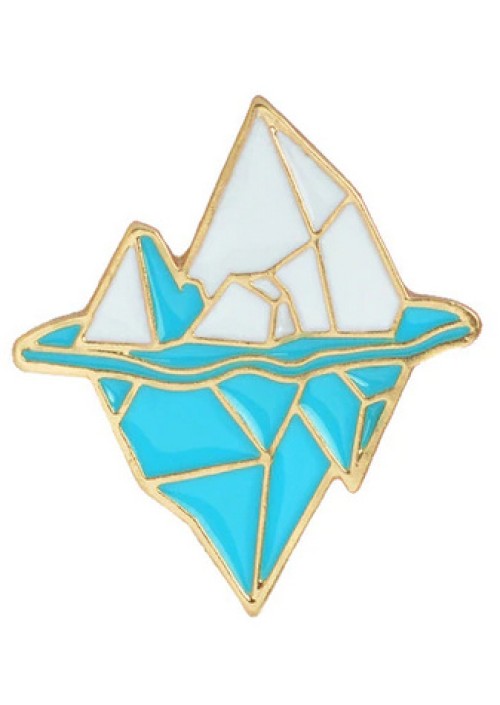 Iceberg Enamel Pin